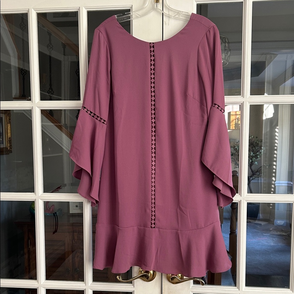 White House Black Market Plum Blouse